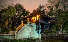 Ханой, Вьетнам: Достопримечательности Пагода на одной колонне