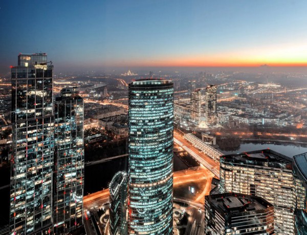Апартаменты в Москва-Сити снять в аренду посуточно Двухуровненый апарт в Москве Сити 78 этаж